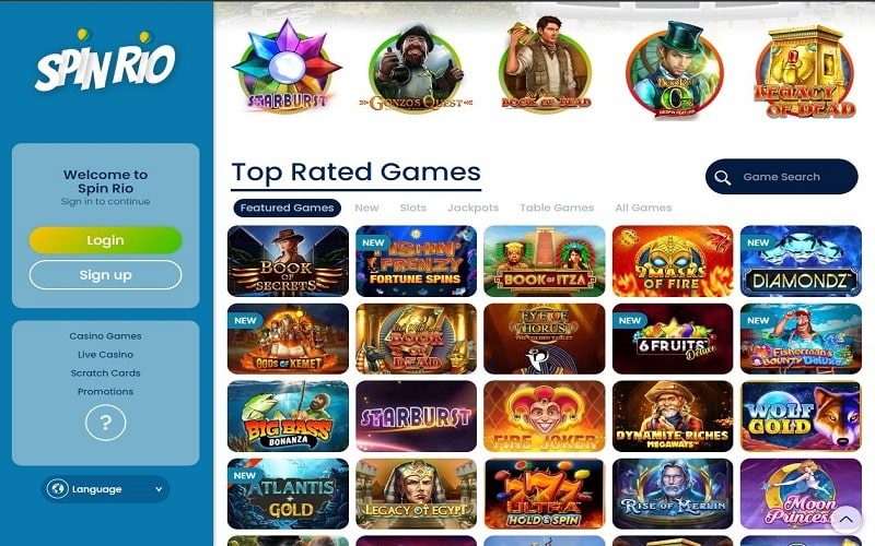Top-rated-games-at-Spin-Rio-Casino-UK