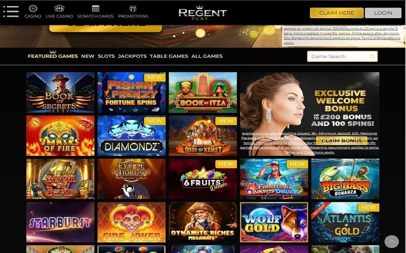 Featured-Games-at-Regent-Casino-UK