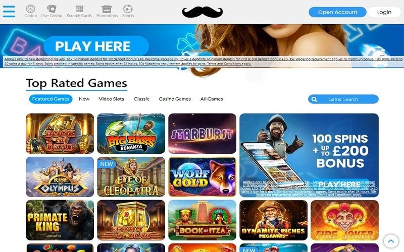 Mr Play Casino top rated games UK