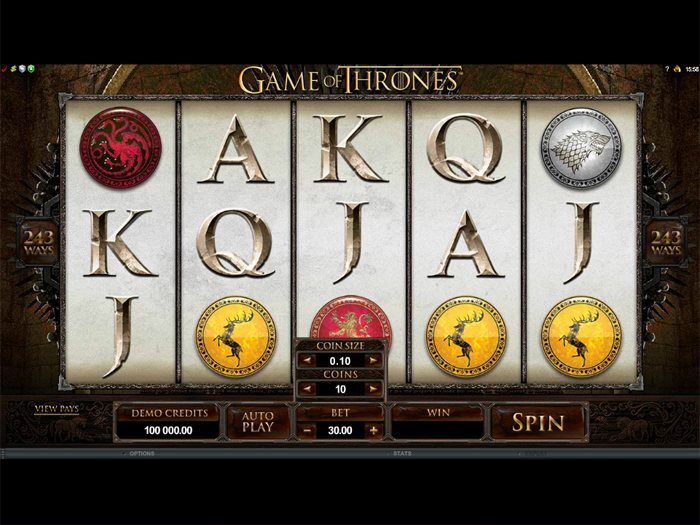 game of thrones slot machine application