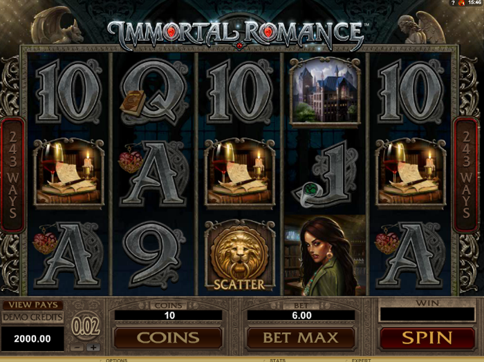 Immortal romance free slots