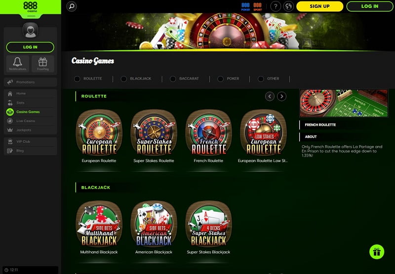 888 casino uk login